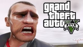 GTA V Gameplay Trailer - Niko's Dramatic Reaction