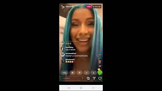 CARDI B en Beba y Apoyando a los Dominicanos - LIVE INSTAGRAM | Brechan2