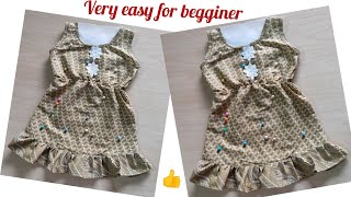 Beutiful baby dress cutting and stitching|| easy tutorial for beginners