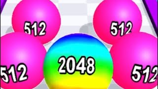 2048 BALLS(Color Balls Run)  - All Levels /Gameplay IOS (Levels 36-42).