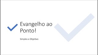 Evangelho ao Ponto: Tema 10 - a Lei