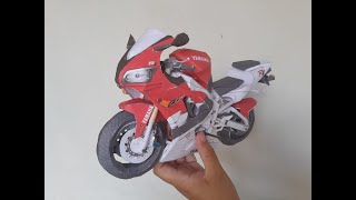 REPLICA EM PAPEL YAMAHA  YZF R1 1988