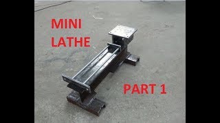 Budowa tokarki  Homemade  mini lathe part 1