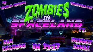 Zombies in Spaceland 4 Player Easter Egg in 14:17 (Director's Cut) (World Record)