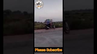 YAMAHA YBR G Stopping Stunts