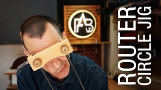 Simple ADJUSTABLE router circle jig!