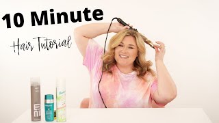 10 Minute Everyday Hair Tutorial // Taren Denise, Chic Soul Model