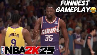 *Funniest Gameplay* Bronny & LeBron vs Dbook & Kevin Durant 😂