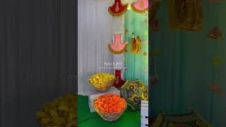 Mehendi backdrop, Mehendi decor, #shorts #tranding  #short #reels #reel #viral#art #youtube