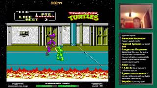 Teenage Mutant Ninja Turtles 2 (NES, Dendy) и Mega Turrican (Sega, Genesis) прохождение / стрим