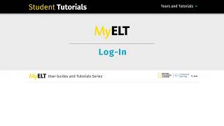 MyELT Log-In Student