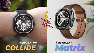 Copycat or Coincidence? 🤔 Fire Boltt Collide vs Pebble Matrix Smartwatch Comparison 😮