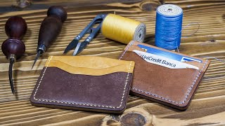 Discover Relaxation: Full Grain Leather Card Wallet ASMR