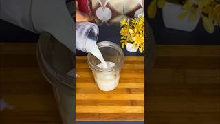 Amazing shake at home 😍 one glass chocolate shake recipe 😍😍😋 #shorts