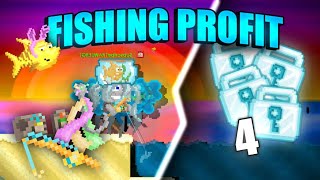 FISHING PROFIT - COTD BAIT / GOLDENROD / MEGA HOOKY VEST I Growtopia