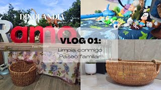 LIMPIEZA EN UNA CASA PEQUEÑA INFONAVIT 🏡 Paseo familiar🦕🦖Vlog #limpiezacasa #casainfonavit #familia