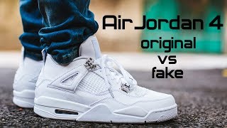 Как отличить оригинал Air Jordan 4 Retro от подделки