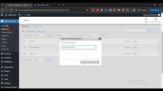 Automatic Bulk Tracking Number Distribution via Customized Email for WooCommerce