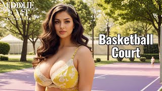 [4K] Middle East AI Lookbook-Arabian- Basketball Court