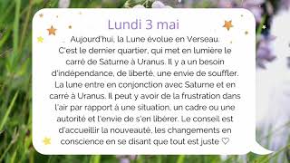 🌟🌙 Horoscope lunaire : lundi 3 mai 2021