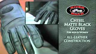 River Road Chisel Matte Black Gloves