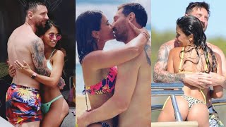 Romantic Moments Of Lionel Messi & his wife Antonella