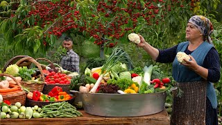 🥦 Farm Fresh: Broccoli Harvest, Pickling, and a Home-Cooked Dinner