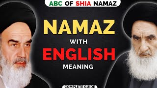 ABC of namaz/salah with ENGLISH meaning (shia ithna ashri) || PDF in discription || #shianamaz