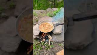 COOKING MUTTON IN FOREST 🍛😍 - BEAUTY OF PAKISTAN 🔥🏞️