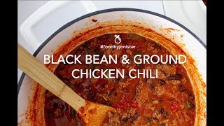 Black Bean and Chicken Chili  | #foodbyjonister