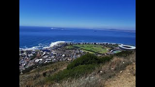 Exploring the Very Best view to signal hill and on signal hill Cape Town South Africa.