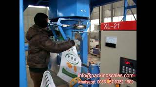 Semi Automatic 20kg 25kg 50kg Flour Starch Powder Weigh Filling Bagging Packaging Machine