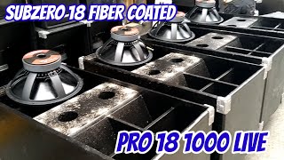 SUBZERO 18 FIBER COATED,BOUND TO SORSOGON//PRO181000 LIVE//FET1000.3 @electrosoundsanddiy