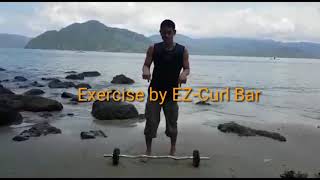 EZ-Curl Bar at Mutiara Beach, Trenggalek