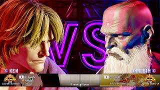 SF6 ▰ RYUKICHI (Ken) vs YHC (Dhalsim) ▰ High Level Gameplay | Street Fighter 6