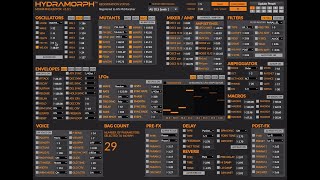 HYDRAMORPH Morphing Editor for the ASM Hydrasynth