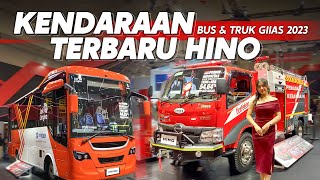 HINO Hadirkan Kendaraan TERBARU ! Bus dan Truk Booth HINO GIIAS 2023