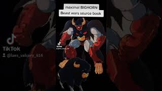 maximal BIGHORN Beast wars source book