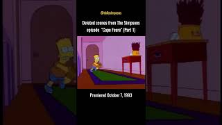 Deleted scenes from The Simpsons episode “Cape Feare” (1993). #thesimpsons #simpsons #1990s