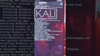 kali nethunter на смартфон 🔥🔥 #shorts #kalilinux