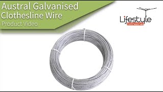 Austral Galvanised Clothesline Wire Product Video