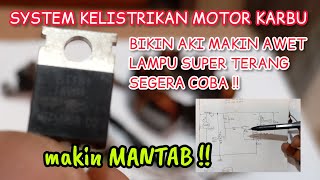 Bikin Pengisian Motor Karbu Super Full & Aman !! Buat Lampu Motor Lebih Terang !!