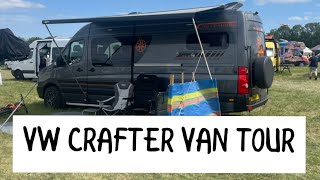 VW CRAFTER VAN TOUR WITH SAM FROM @TheCraftyBlindersvanlife