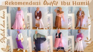 8 REKOMENDASI OUTFIT IBU HAMIL YANG NYAMAN, STYLISH DAN KECE 2022 || SHOPEE HAUL