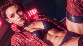 Female V City: Dark Piano Cyberpunk 2077 Ambient Music - Melancholy, Sad, Ominous, Dystopian