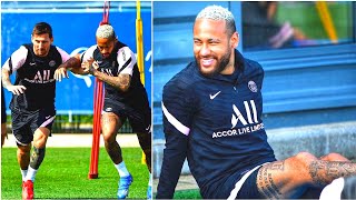 Messi & Neymar Trains Whith PSG in Fast time