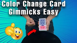 Color Change Card Easy Gimmick Tutorial