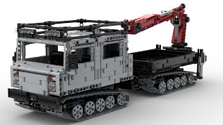 LEGO Technic Hägglunds BV 206 With Crane