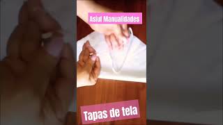 fácil como hacer forros  tapas en telas para la cocina #diy #manualidades #tutorial #diy #shorts