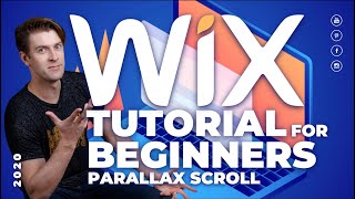 WIX Tutorial For Beginners 🔥Parallax Scroll 🔥